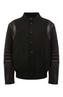 Кожаный бомбер Balmain