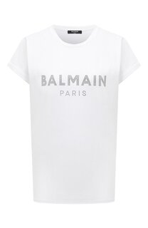 Хлопковая футболка Balmain