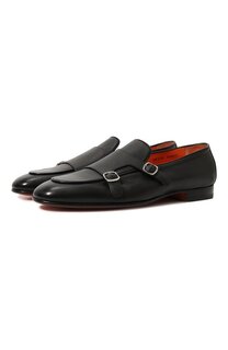 Кожаные монки Santoni