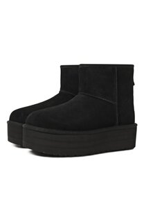 Замшевые полусапоги Classic Mini Platform UGG