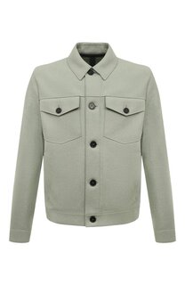 Шерстяная куртка-рубашка Harris Wharf London