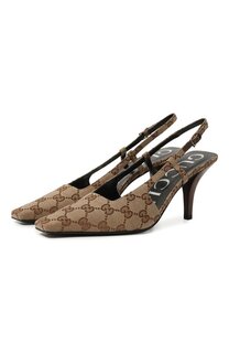 Текстильные туфли Gucci