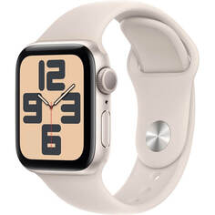 Смарт-часы Apple Watch SE 40 мм 2023 сияющая звезда, M/L спортивный ремешок