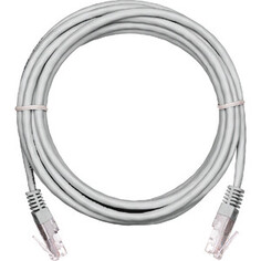 Коммутационный шнур NETLAN EC-PC4UD55B-BC-PVC-020-GY-10 U/UTP 4 пары, Кат. 5e (Класс D), 100МГц, 2xRJ45/8P8C, T568B, многож., серый, 2м, уп-ка 10шт.