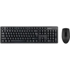 Комплект (клавиатура+мышь) беспроводной A4Tech 3330N black (USB, Multimedia, 1200dpi) (3330N)