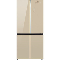 Холодильник Weissgauff WCD 590 NoFrost Inverter Premium Biofresh Gold Glass