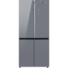 Холодильник Weissgauff WCD 590 NoFrost Inverter Premium Biofresh Dark Grey Glass