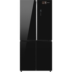 Холодильник Weissgauff WCD 590 NoFrost Inverter Premium Biofresh Black Glass