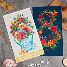 Набор кухонных полотенец Доляна