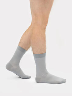 Носки мужские высокие классические в сером цвете Mark Formelle