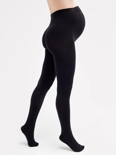 Однотонные женские колготки черного цвета для беременных Mark Formelle