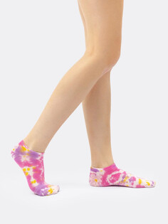 Носки женские короткие разноцветные в стиле тай-дай Mark Formelle
