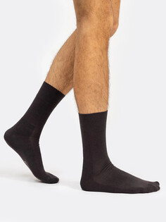 Высокие носки мужские теплые в сером цвете Mark Formelle