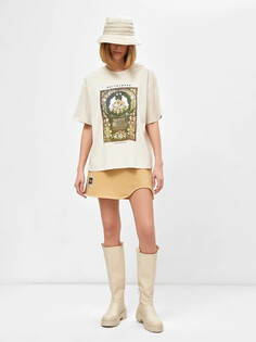 Юбка женская теплая в бежевом цвете Mark Formelle