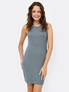 Однотонное платье в рубчик в оттенке Mark Formelle