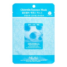 Тканевая маска для лица с экстрактом хлореллы Mijin