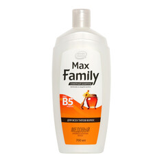 Семейный шампунь &quot;maxfamily&quot; для всех типов волос медовый, 700 мл