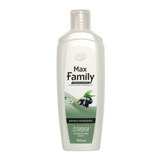 Семейный шампунь &quot;maxfamily&quot; для всех типов волос оливки, 400 мл