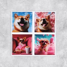 Объемные 3d стикеры на телефон Дарите Счастье