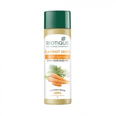 Антивозрастное масло для тела с экстрактом семянам моркови 120мл Biotique