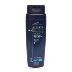 Гель-душ for men для мытья волос и тела Белита