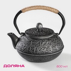 Чайник чугунный доляна