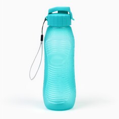 Бутылка для воды, 600 мл, 6.6 х 23 см, голубая NO Brand