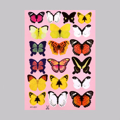 Наклейка 3д интерьерная бабочки NO Brand