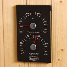 Термометр-гигрометр,19,7х12х1,8 см v-t017 Добропаровъ
