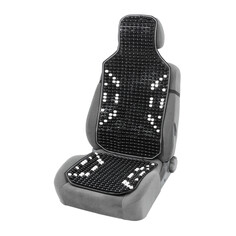 Накидка-массажер на сиденье, 126×42 см, с поясничной опорой, черный NO Brand