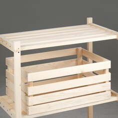 Ящик деревянный для стеллажей 50х35х23 см Добропаровъ