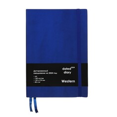 Ежедневник датированный 2024 года, a5, 168 листов в линейку, кожзам Calligrata