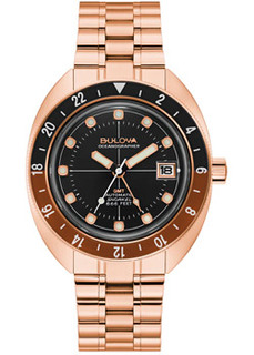 Японские наручные мужские часы Bulova 97B215. Коллекция Oceanographer