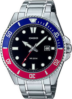 Японские наручные мужские часы Casio MDV-107D-1A3. Коллекция Analog