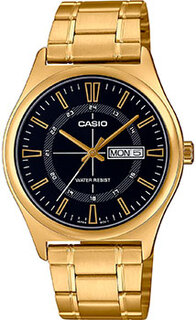 Японские наручные мужские часы Casio MTP-V006G-1C. Коллекция Analog