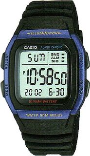 Японские наручные мужские часы Casio W-96H-2A. Коллекция Digital