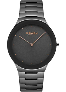 fashion наручные мужские часы Obaku V290GXUUSU. Коллекция Links