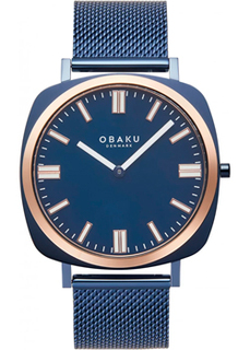 fashion наручные мужские часы Obaku V296GXSLML. Коллекция Mesh