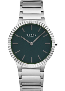 fashion наручные мужские часы Obaku V292GXCESC. Коллекция Linje Jude