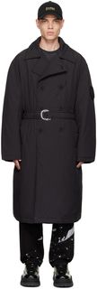 Черное пуховое пальто с изображением Аляски Études