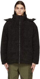 Черная утепленная куртка-пуховик F-LAGSTUF-F