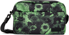 Черно-зеленая фестивальная сумка GANNI