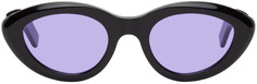 Черно-фиолетовые солнцезащитные очки Cocca RETROSUPERFUTURE