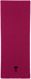 Розовый шарф Ami de Cœur AMI Alexandre Mattiussi