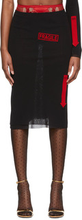 SSENSE Эксклюзивная черная юбка-миди из тюля Jean Paul Gaultier