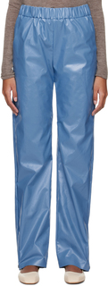 Синие масляные брюки KASSL Editions