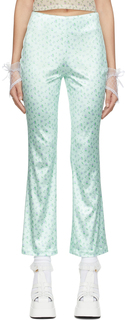 Эксклюзивные зеленые брюки SSENSE Petra Bell I&apos;m Sorry by Petra Collins