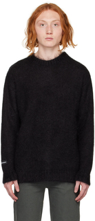 Черный свитер с круглым вырезом Undercoverism