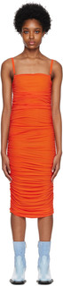 Оранжевое платье-миди Jota Simon Miller