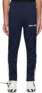 Темно-синие узкие спортивные брюки Palm Angels